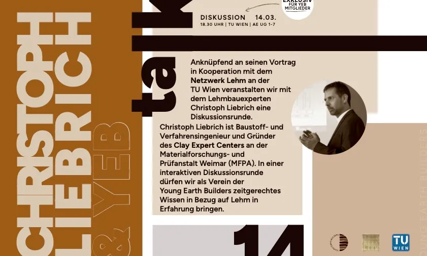 Moderner Lehmbau in Deutschland - Vortrag und Diskussionsrunde